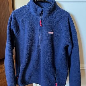 Vineyard Vines Women's Navy Fleece Pullover